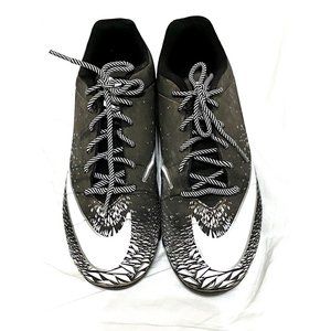 Nike VPR 833391 - 01 Mens Football Cleat Black White Size US 9.5 Gently Used